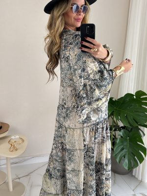 camisa bordada marrom