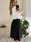 blusa crepe branco