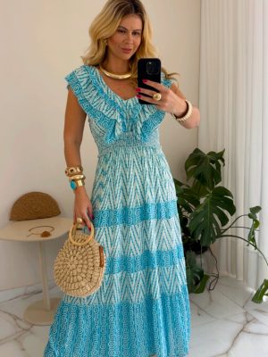 vestido curto malu verde