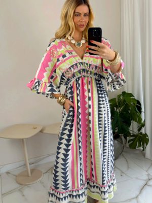 vestido marrant azul