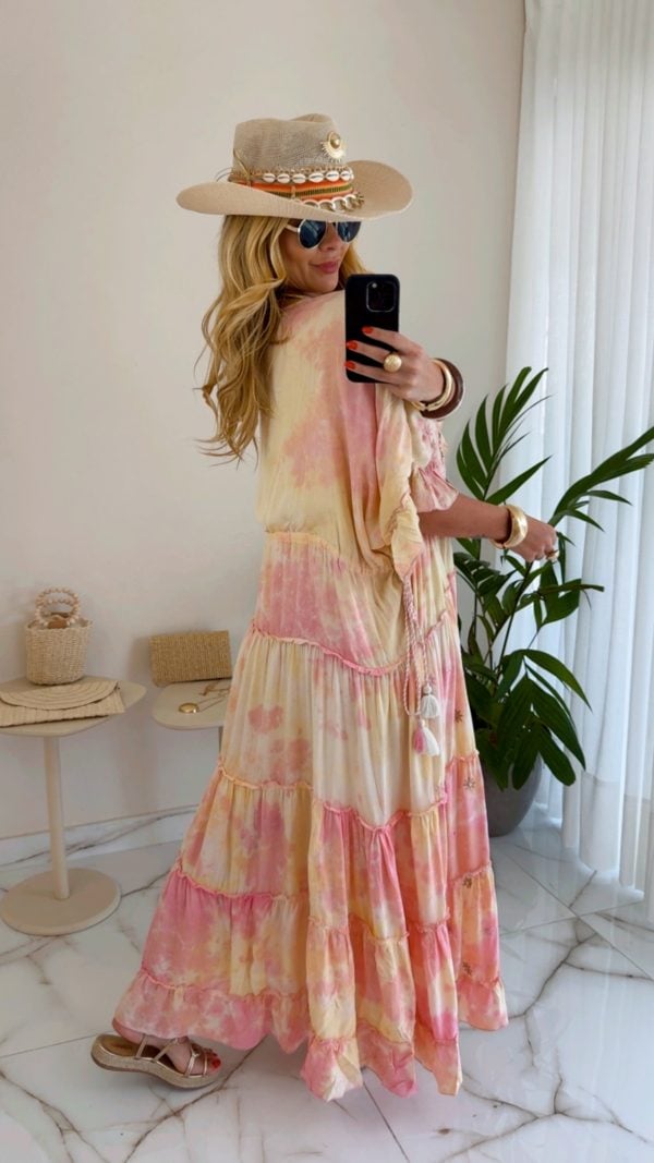 vestido boho chic marrom vestido boho chic marrom