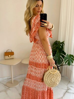 vestido boho chic cami verde