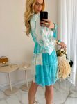 vestido boho chic verde