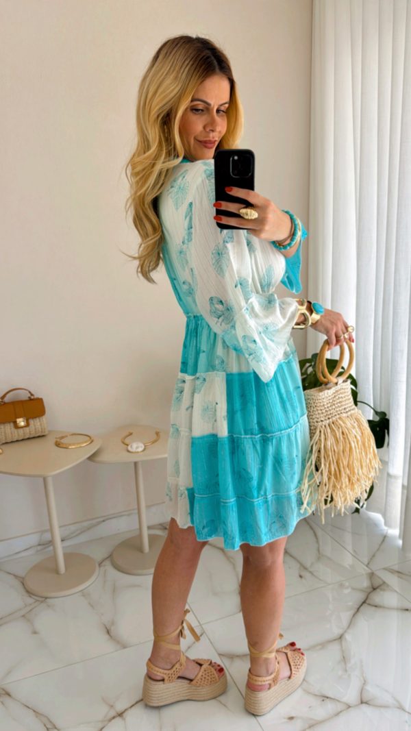 vestido boho chic verde vestido boho chic verde