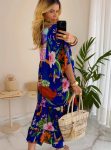 vestido boho chic marrom