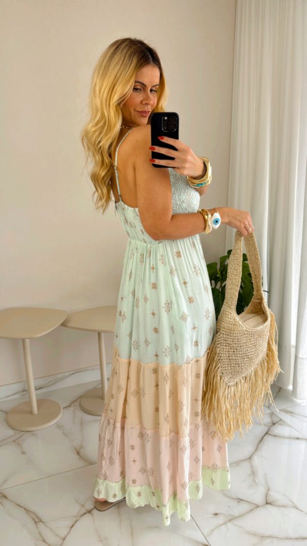 vestido marrant azul vestido marrant azul