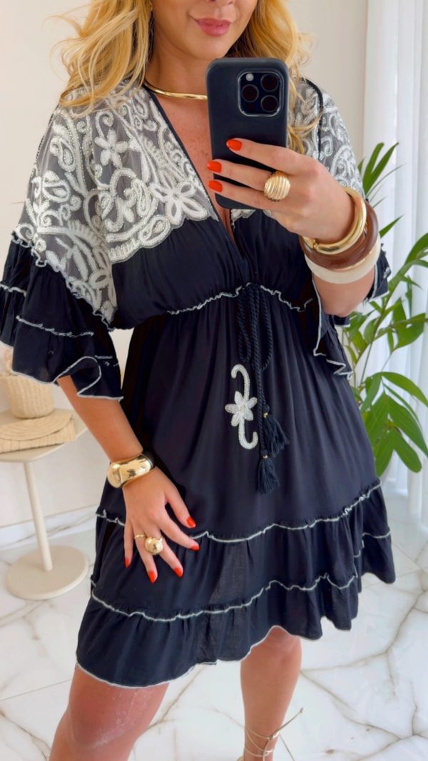 vestido boho chic marrom vestido boho chic marrom