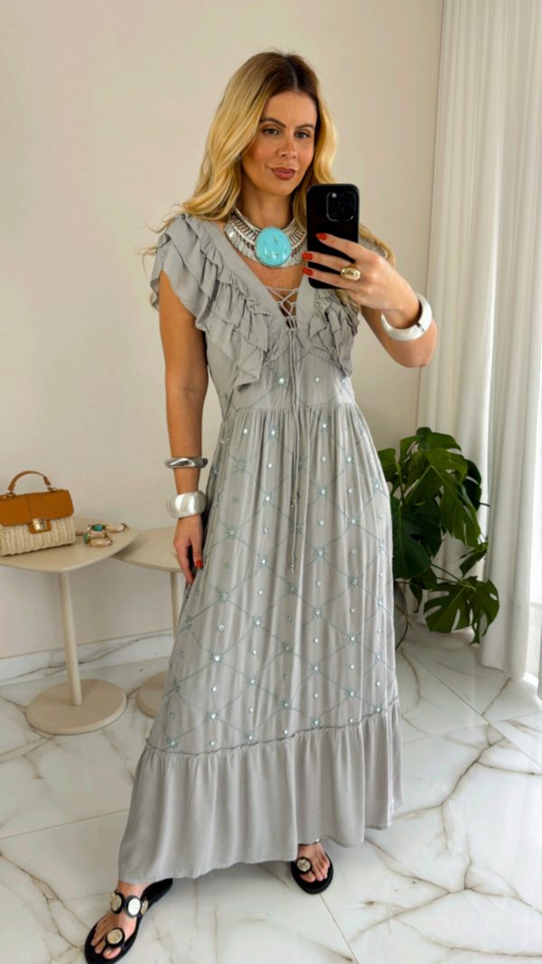 vestido marrant azul