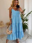 vestido boho chic marrom