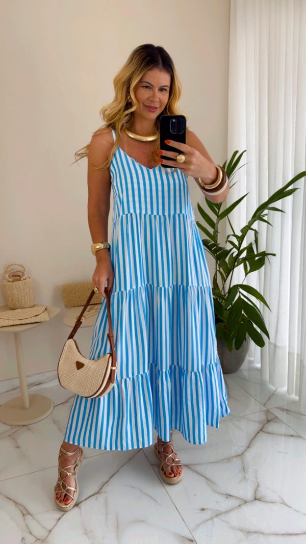 vestido boho chic marrom