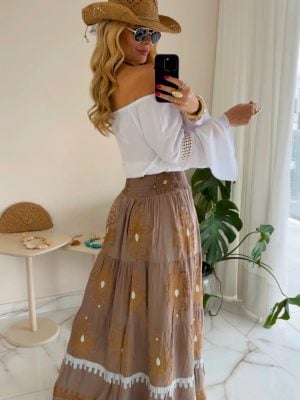 vestido estampado