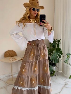 vestido estampado