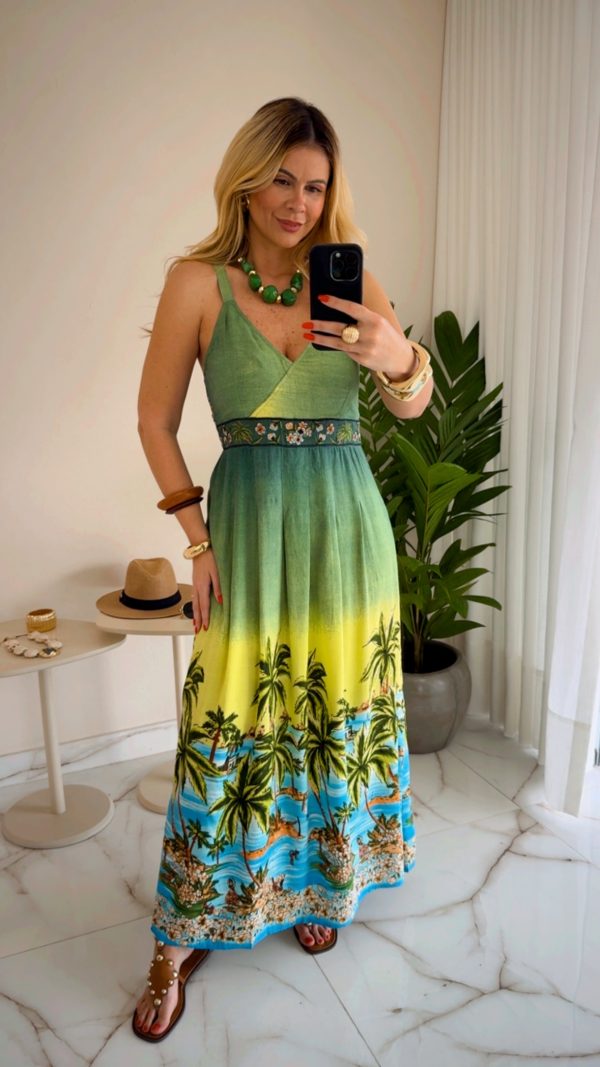 vestido janaina verde