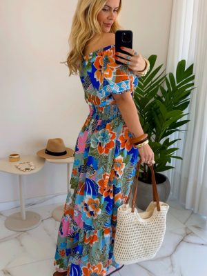 vestido jussara azul vestido jussara azul