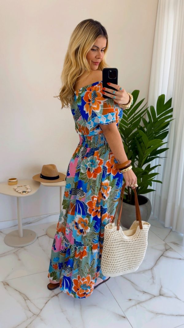 vestido jussara azul vestido jussara azul