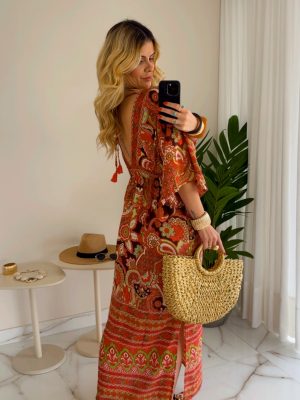 vestido aurora vermelho