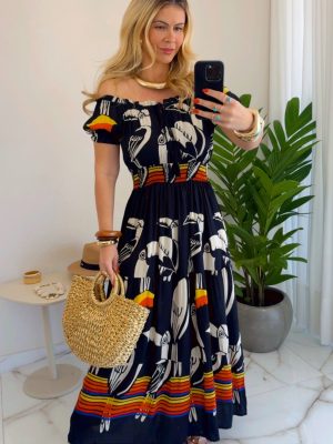 vestido tucano preto