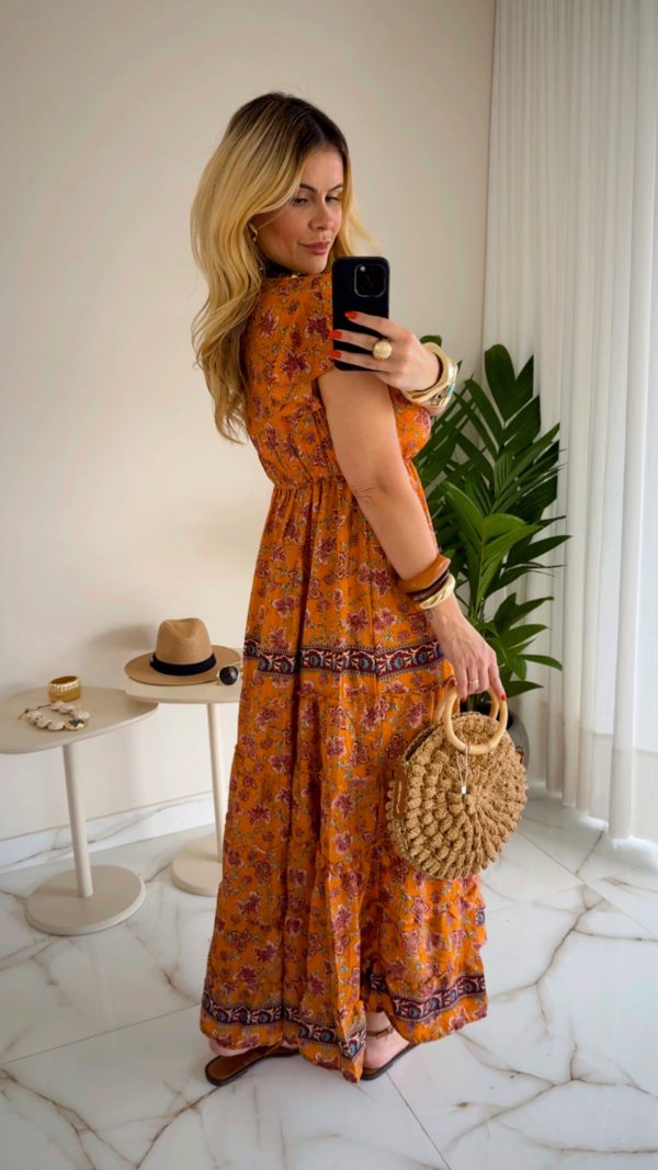 vestido iara laranja vestido iara laranja