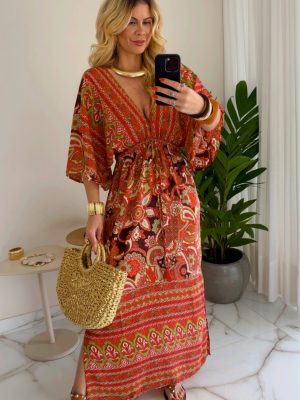 vestido aurora vermelho