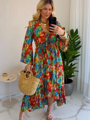 vestido raquel vermelho