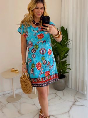 vestido juliana azul