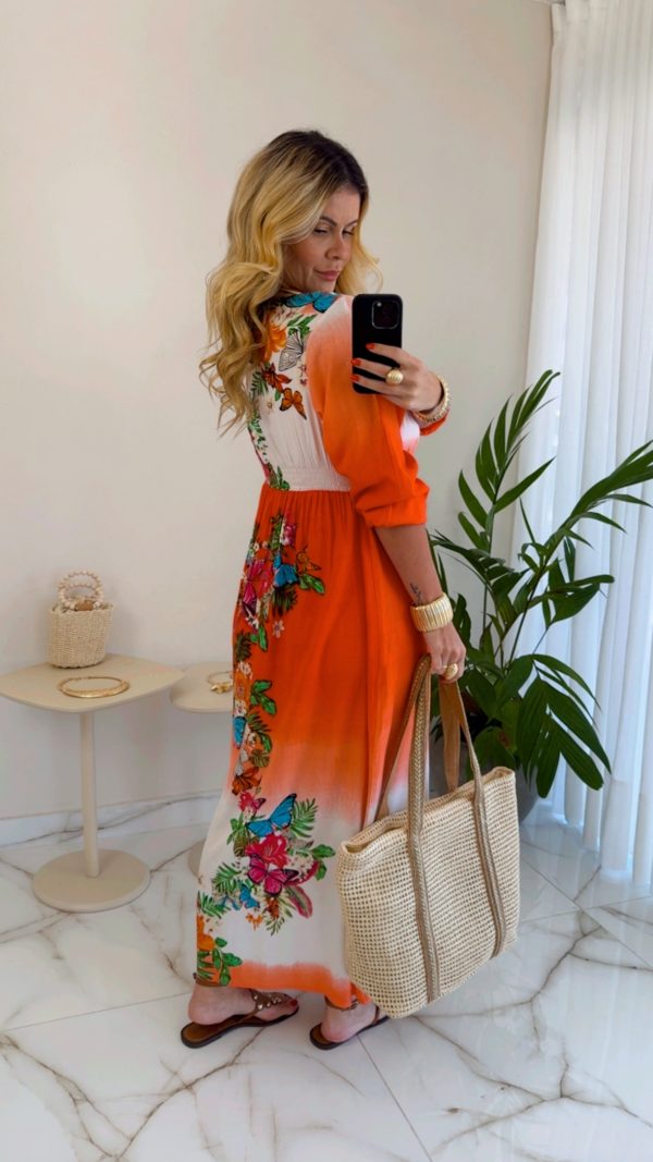 vestido longo estam bege vestido longo estam bege