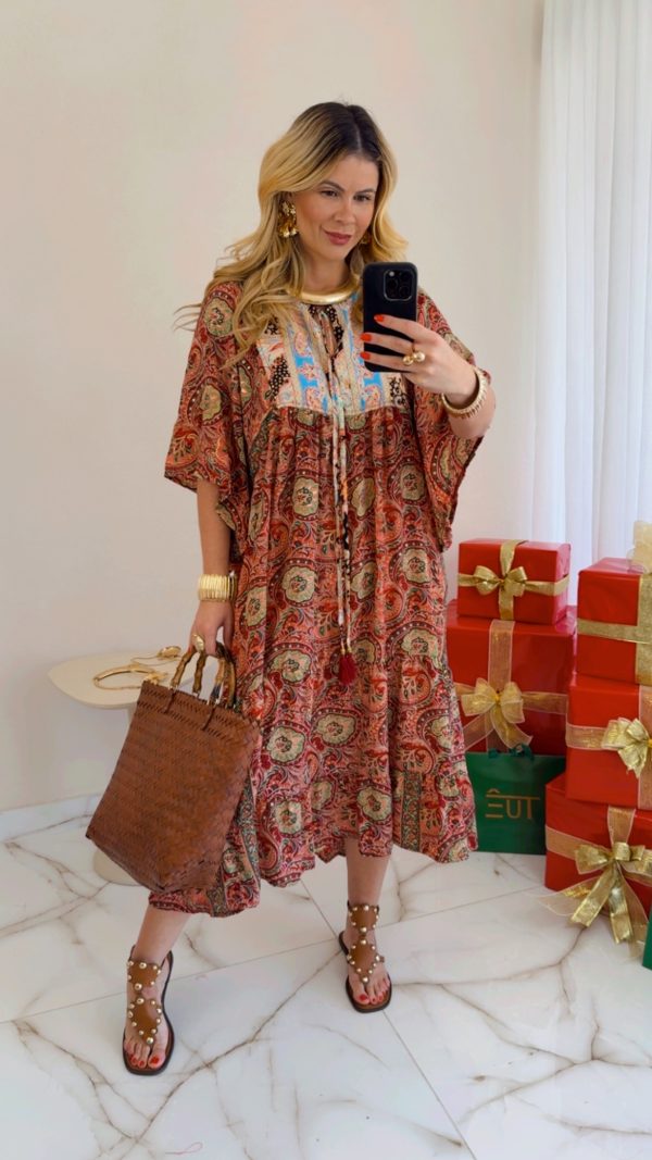 vestido laura vermelho