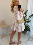 vestido boho chic croche laranja