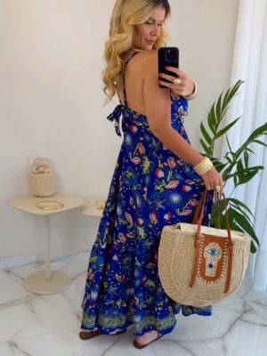 vestido longo estam bege