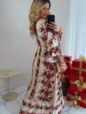 vestido laura vermelho