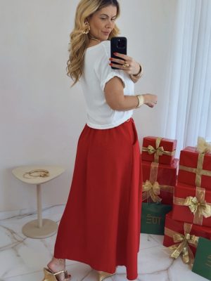 vestido laura vermelho