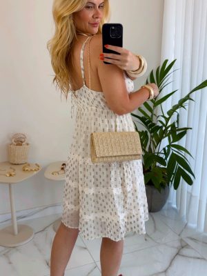 vestido boho chic luxo verde