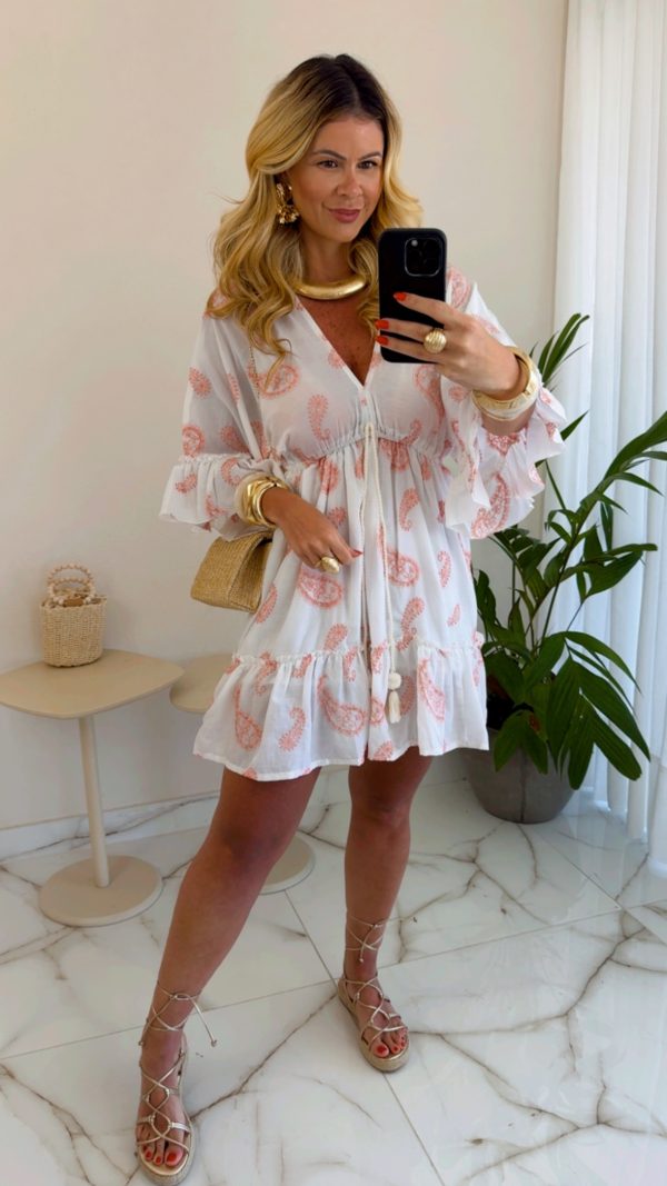 vestido boho chic croche laranja vestido boho chic croche laranja