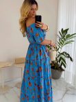 vestido betina azul
