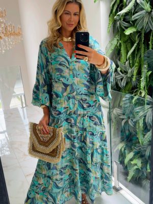 vestido beatriz verde