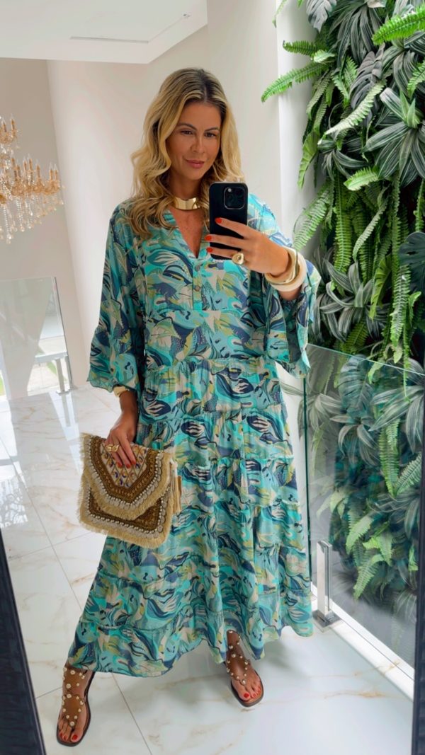 vestido beatriz verde