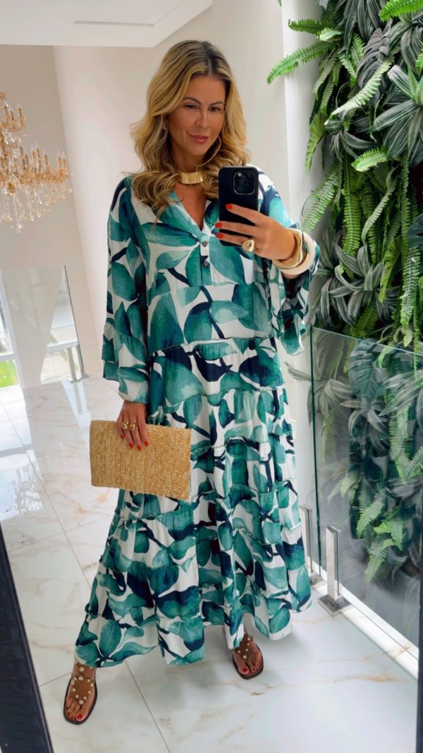 vestido beatriz verde