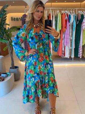 vestido raquel laranja