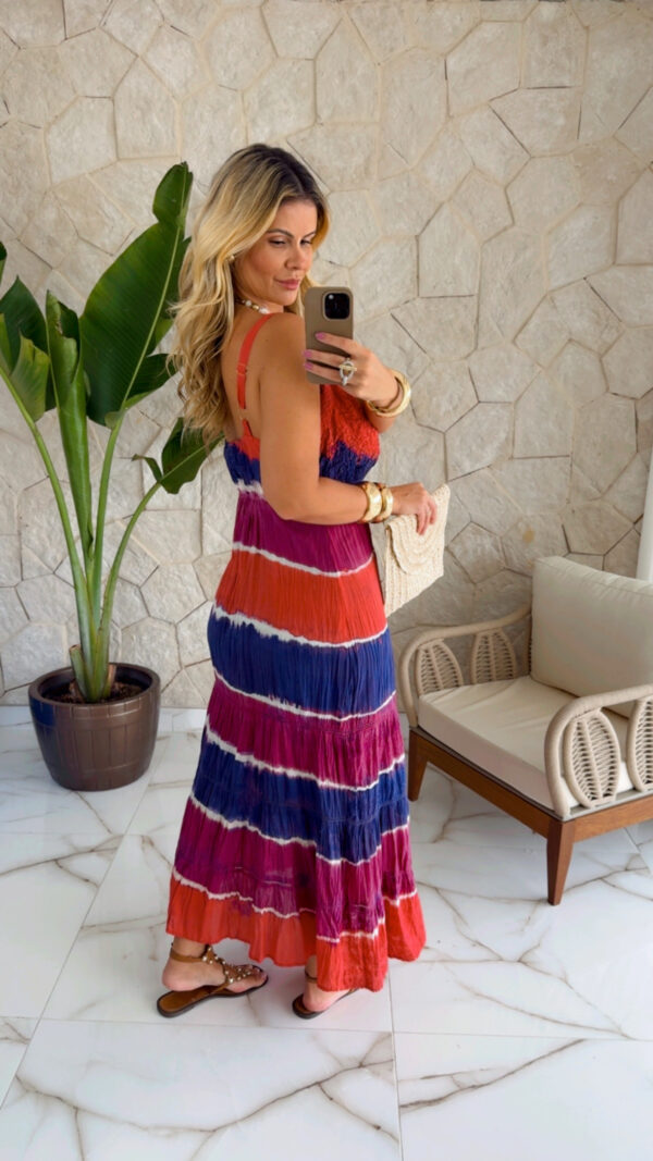 vestido viscose estampado vestido viscose estampado