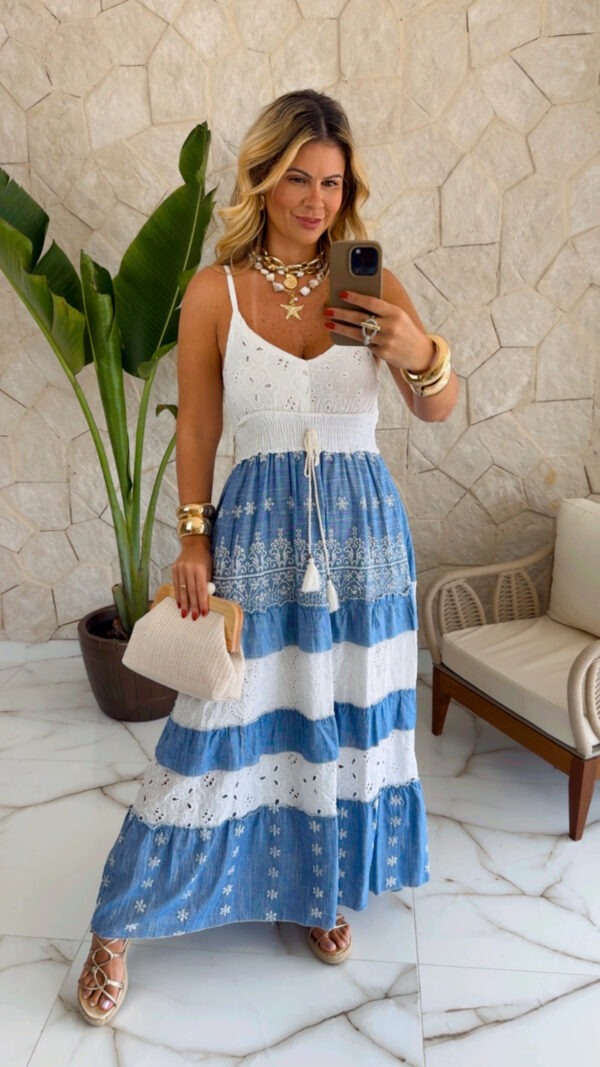 vestido boho chic jeans 1