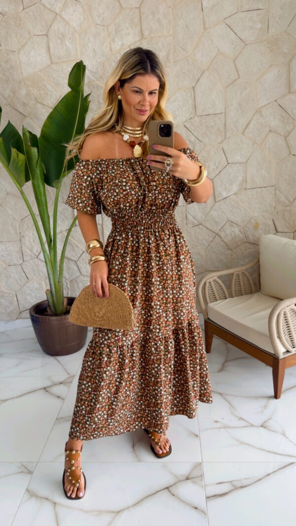 vestido analice estam floral