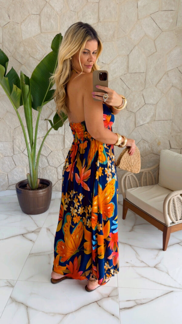 vestido viscose estampado vestido viscose estampado