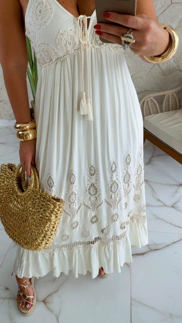 vestido boho chic verde vestido boho chic verde