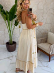 vestido boho chic azul
