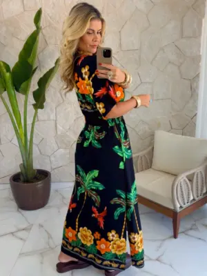 vestido margarida 48