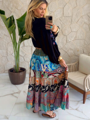 blusa sara preta blusa sara preta