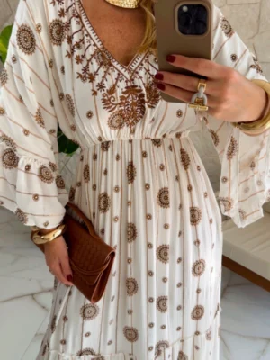 vestido boho chic noemia branco