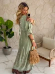 vestido boho chic vivian amarelo