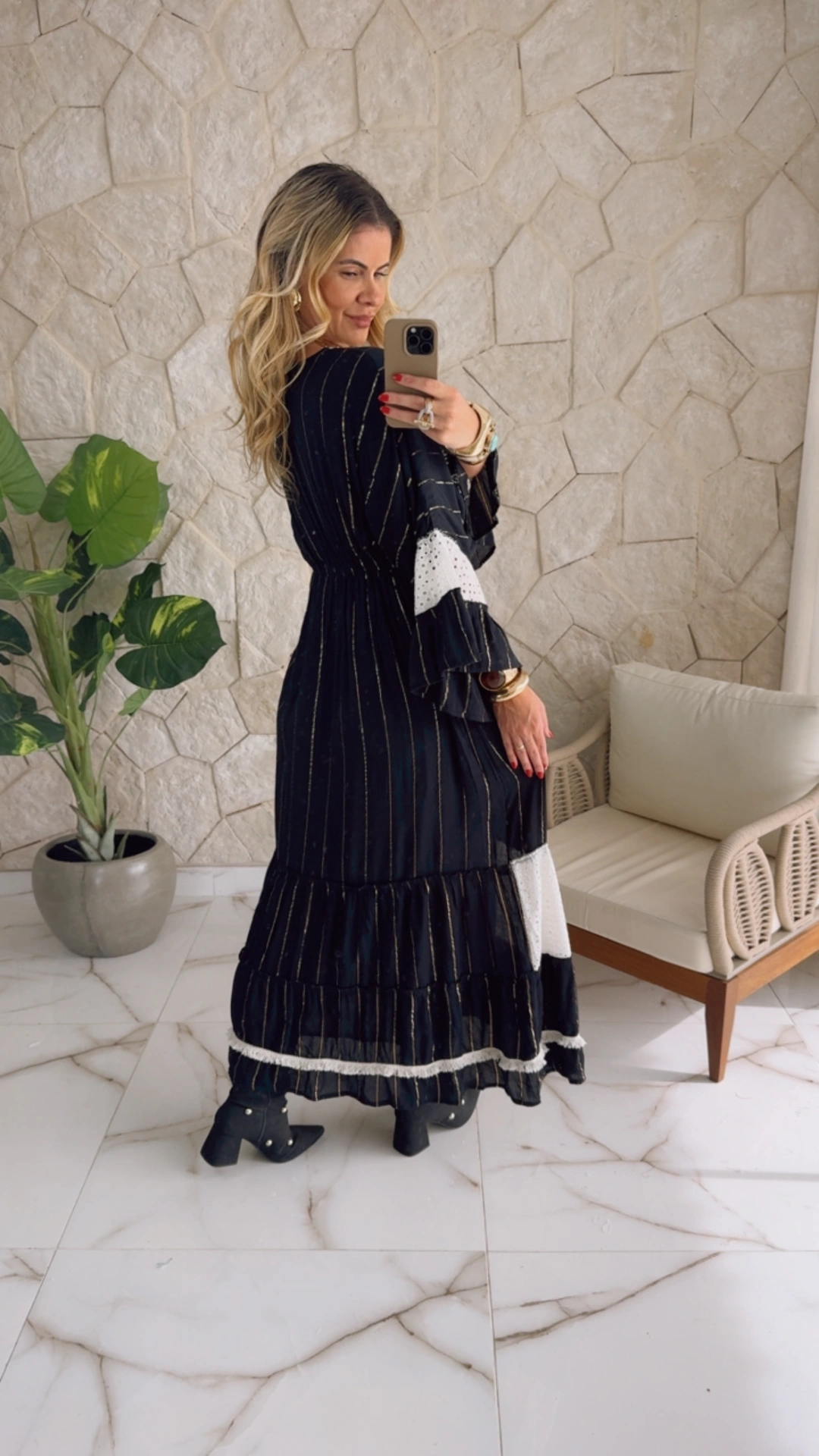 vestido boho chic luisa preto vestido boho chic luisa preto