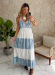 vestido boho chic deise verde